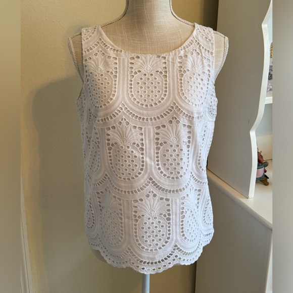 Talbots Eyelet Top - Picture 2 of 5